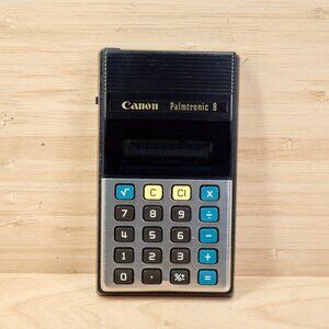 Canon Palmtronic 8 LD-84, Vintage Calculator 1976 Japan Tested V